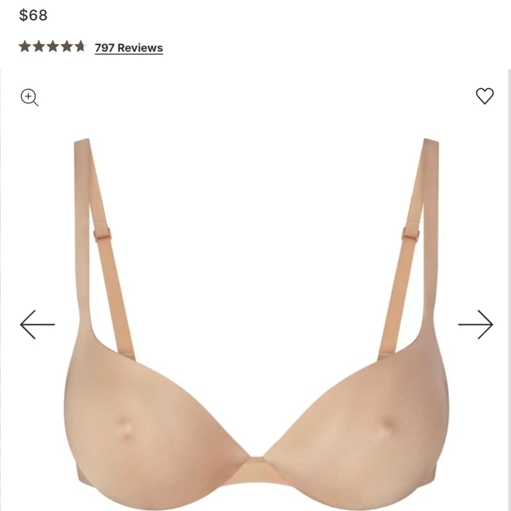 SKIMS Ultimate Nipple Push-up Bra